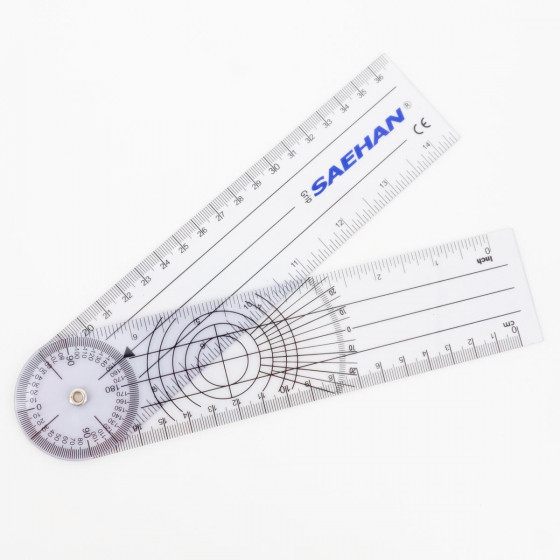 Goniomètre de poche 360° - 20 cm