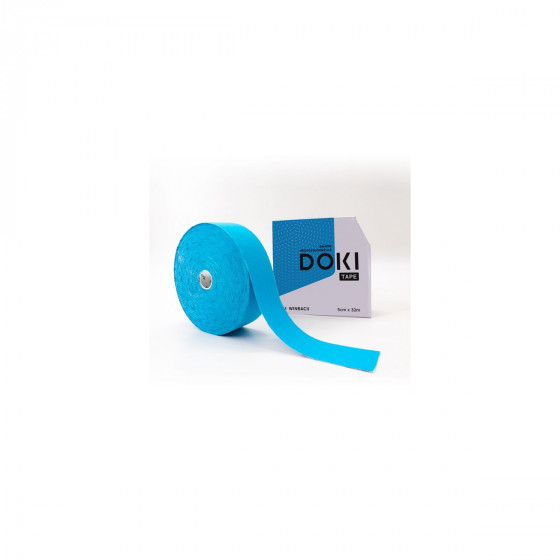 rouleuax tape doki 5x32m taping bleu