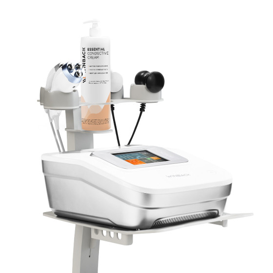 BACK 3 color - Crème conductrice Tecar & Thermo-Cryo 1000 mL - Winback (Essential Cream for professionnal HF massage)