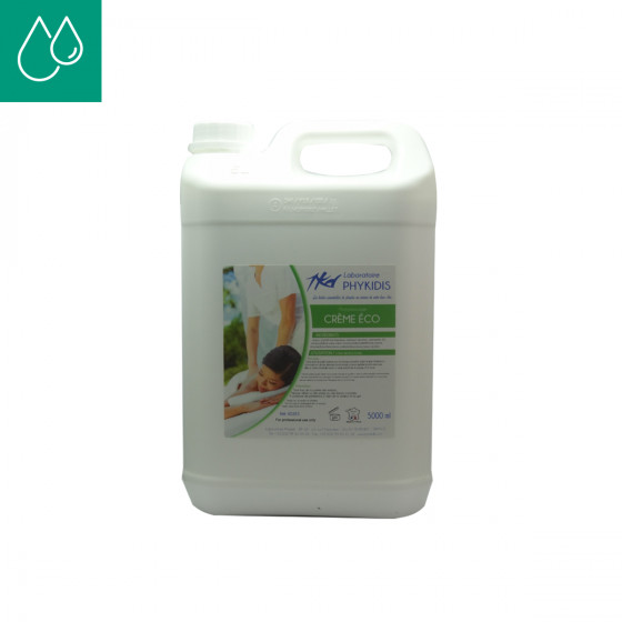 Crème de massage ECO Neutre bidon de  5 Litres sans pompe