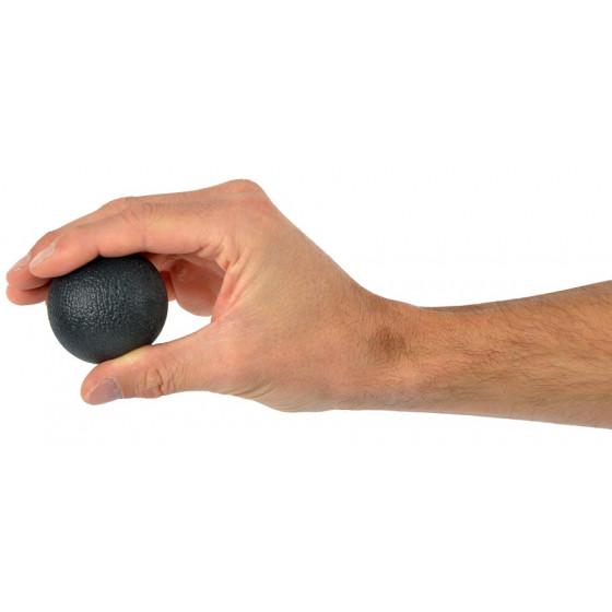 Squeeze Ball noir - balle à malaxer - MSD