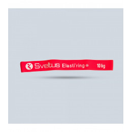 Elasti'ring rouge 10 kg - bande élastique d'entraînement