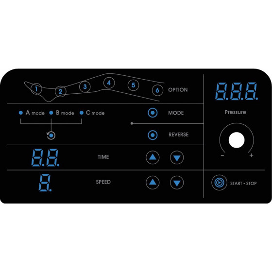 Pressothérapie MK400 avec 2 bottes - Doctor Life - interface tactile